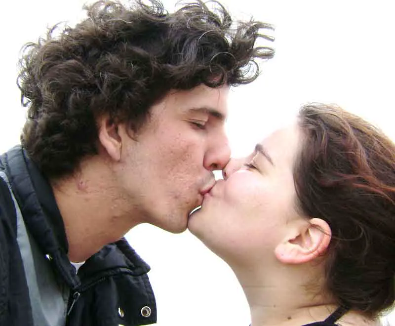 Foto do primeiro encontro de Michele e Mauricio